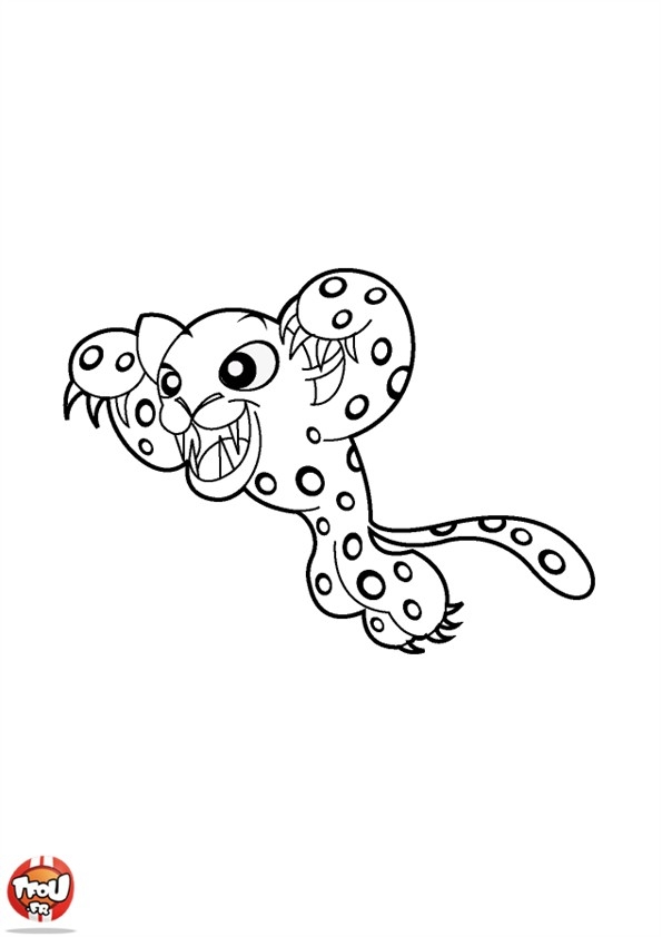 Lampart, Leopard Kolorowanka - Twórcza Zabawa dla Dzieci kolorowanka do druku